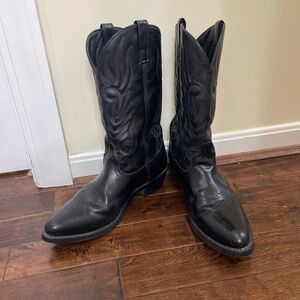Laredo Black Western Boots